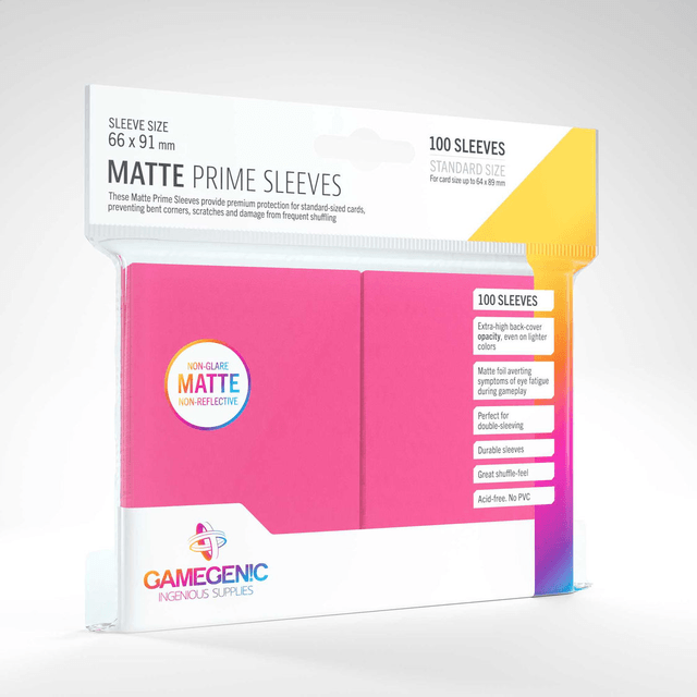 Matte Prime Sleeves - (100)