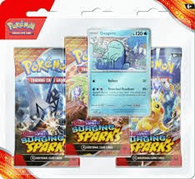  Surging Sparks 3 Pack Blister Zapdos